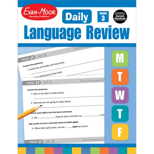 Daily Language Review Grade 3 Te - Paperback