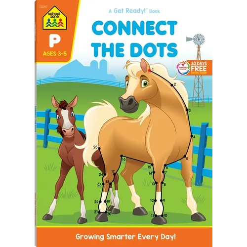 School Zone Connect the Dots Workbook - Paperback