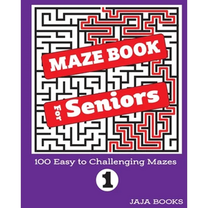 MAZE BOOK For Seniors - Paperback