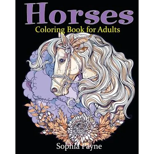 Horses Coloring Book for Adults - Paperback