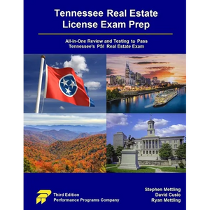 Tennessee Real Estate License Exam Prep: All-in-One Review and Testing to Pass Tennessee's PSI Real Estate Exam - Paperback