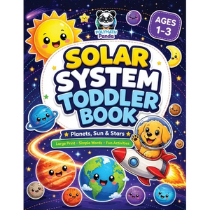 Solar System Toddler Book: First Space Adventure for Kids Ages 1-3 Planets, Sun & Stars Large Print with Simple Words Colorful Illustrations for Baby - Paperback
