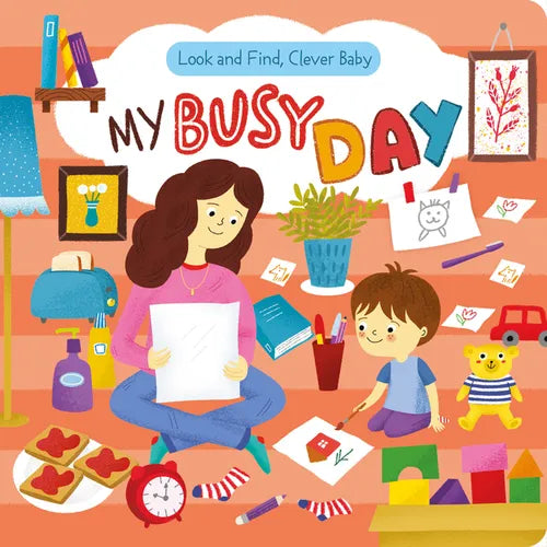 Look and Find, Clever Baby: My Busy Day - Board Book