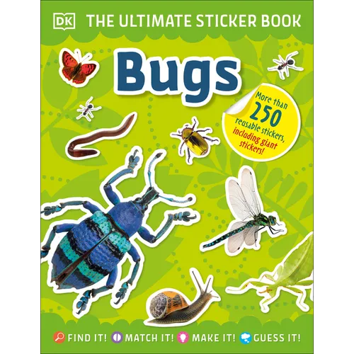 The Ultimate Sticker Book Bugs - Paperback