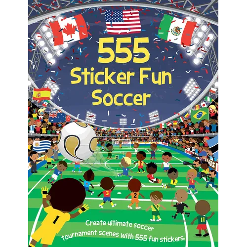 555 Sticker Fun - Soccer - Paperback