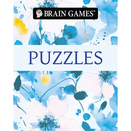 Brain Games - Take-Along - Puzzles (Watercolor Floral Design) - Paperback