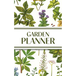 Garden Planner (Cottagecore Botanical Plants): 6"x9" Hardcover Yearly Garden Planning Journal with Layout Grids, Plant Inventory, Seed & Treatment Tra - Hardcover