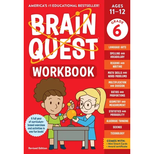 Brain Quest Workbook: 6th Grade Revised Edition - Paperback