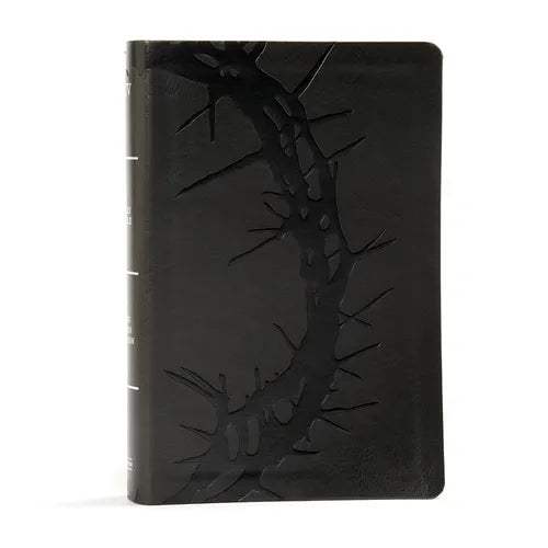 KJV Large Print Personal Size Reference Bible, Charcoal Leathertouch - Imitation Leather