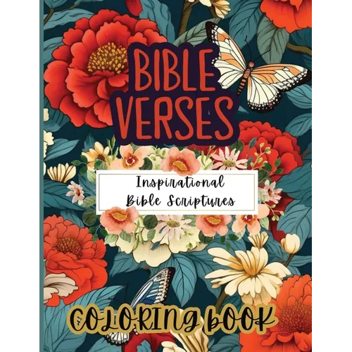 Bible Verses: Inspirational Bible Scriptures Coloring Book - Paperback