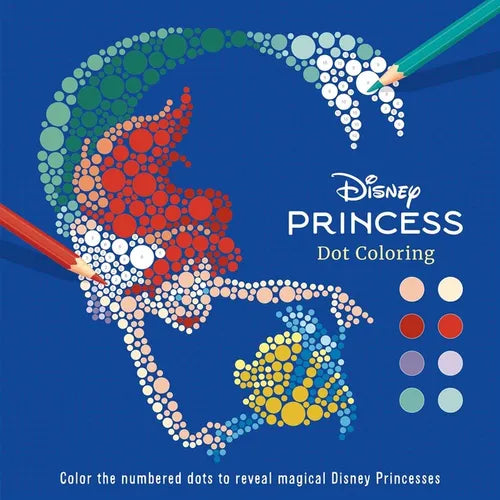 Disney Princess: Dot Coloring - Paperback