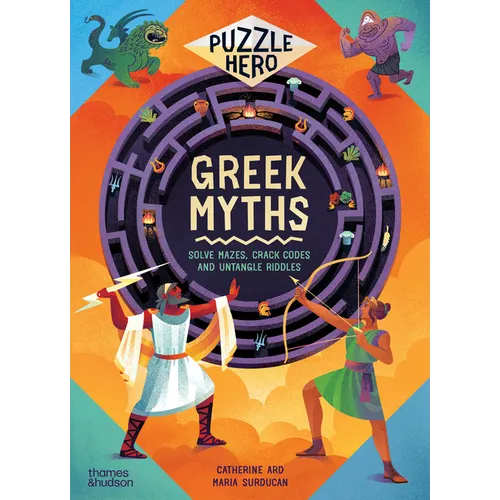 Greek Myths: Solve Mazes, Crack Codes and Untangle Riddles - Hardcover