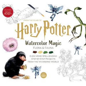 Harry Potter: Watercolor Magic: Flora & Fauna - Paperback