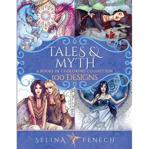 Tales and Myth Coloring Collection: 100 Designs - Paperback