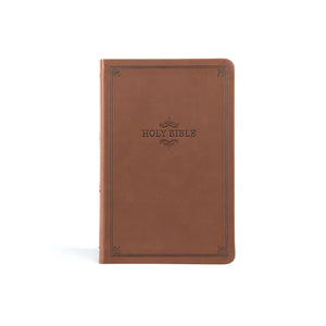 KJV Thinline Bible, Value Edition, Brown Leathertouch - Imitation Leather