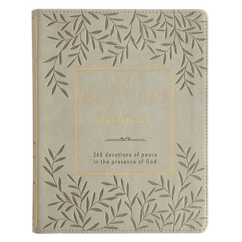 My Quiet Time Devotional - 365 Devotions for Women to Bring You Into the Peace of the Presence of God Cappuccino, Faux Leather Flexcover Gift Book W/R - Leather