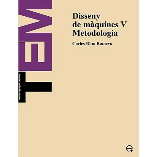 Disseny de Mquines V. Metodologia - Paperback