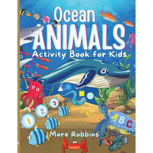 Ocean Animals Activity Book for Kids - Paperback