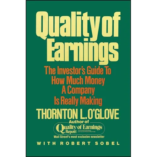 Quality of Earnings - Paperback