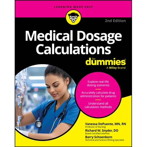 Medical Dosage Calculations for Dummies - Paperback