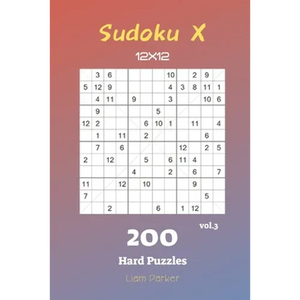 Sudoku X 12x12 - 200 Hard Puzzles vol.3 - Paperback