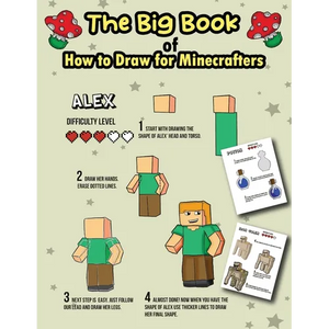 The Big Book of How to Draw for Minecrafters: A Step by Step Easy Guide (Colorized Version) - Paperback