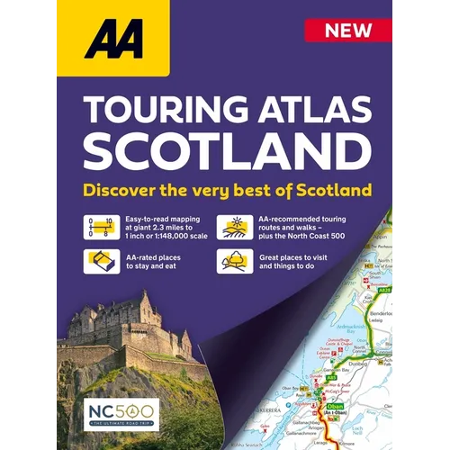 AA Touring Atlas Scotland - Spiral