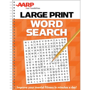 AARP Large Print Word Search - Spiral