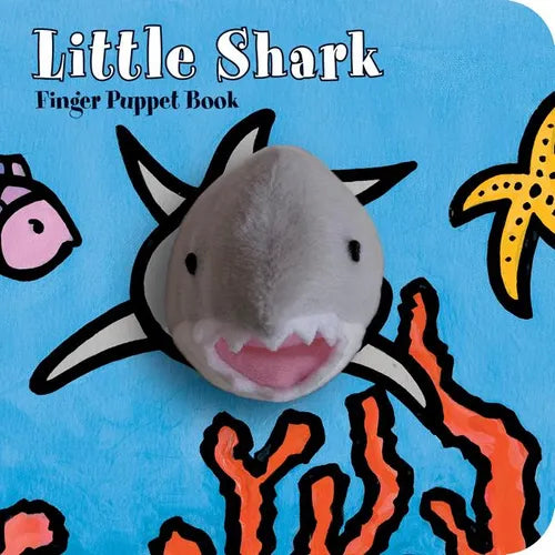 Little Shark: Finger Puppet Book: (Puppet Book for Baby, Little Toy Board Book, Baby Shark) - Board Book