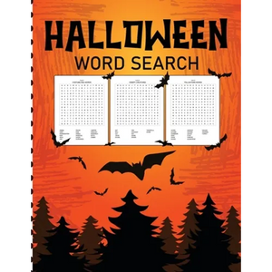 Halloween Word Search: Puzzle Activity Book For Kids Ages 5-8 Juvenile Gifts With Key Solution Pages - Paperback