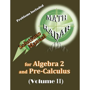 Solutions Manual for Algebra 2 and Pre-Calculus (Volume II) - Paperback