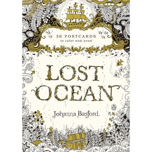 Lost Ocean: 36 Postcards to Color and Send - Novelty