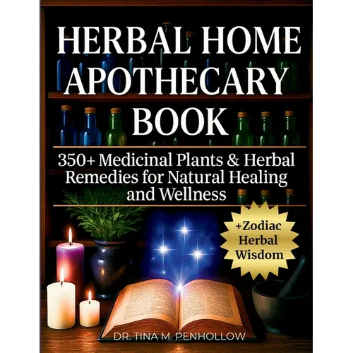 Herbal Home Apothecary Book: 350+ Medicinal Plants and Herbal Remedies for Natural Healing and Wellness - Paperback
