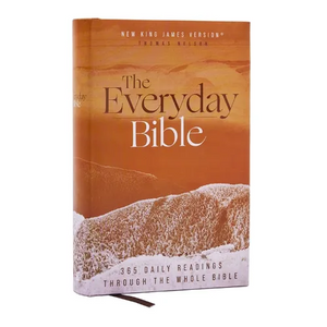 Nkjv, the Everyday Bible, Hardcover, Red Letter, Comfort Print: 365 Daily Readings Through the Whole Bible - Hardcover