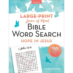 Peace of Mind Bible Word Search: Hope in Jesus - Paperback