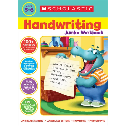 Scholastic Handwriting Jumbo Workbook - Paperback