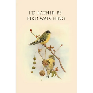 I'd rather be bird watching: Gifts For Birdwatchers - a great logbook, diary or notebook for tracking bird species. 120 pages - Paperback