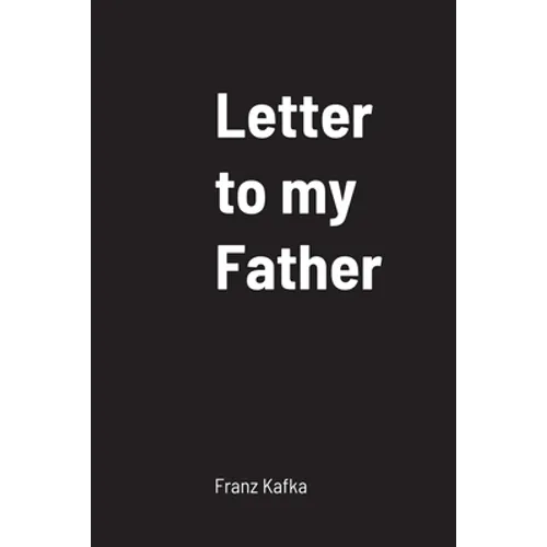 Letter to my Father - Paperback