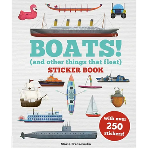 Boats! Sticker Book: (And Other Things That Float) - Paperback