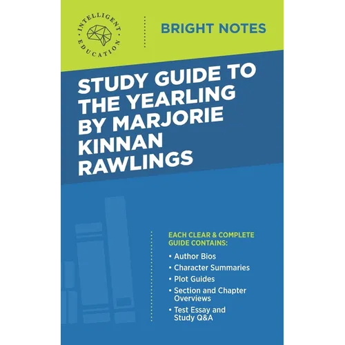 Study Guide to The Yearling by Marjorie Kinnan Rawlings - Paperback