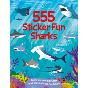 555 Sticker Fun - Sharks - Paperback