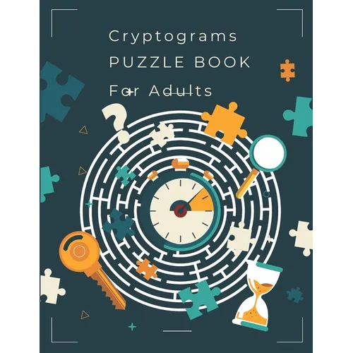 Cryptograms Puzzle Book for Adults: 400 Inspirational, Funny & Wise Large - Paperback