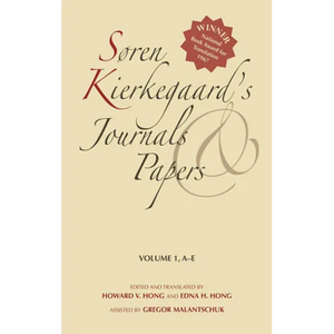 Søren Kierkegaard's Journals and Papers, Volume 1: A-E - Hardcover