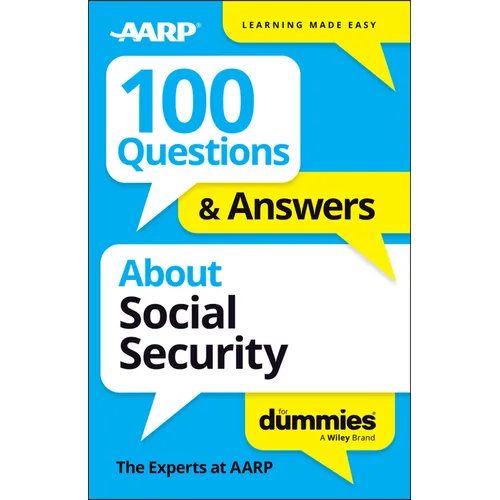 100 Questions & Answers about Social Security for Dummies - Paperback