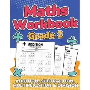 Maths Grade 2 Addition, Subtraction, Multiplication and Division Over 100 Timed Math Test Drills 2nd Grade Maths Activity Book Daily Practice Large Pr - Paperback