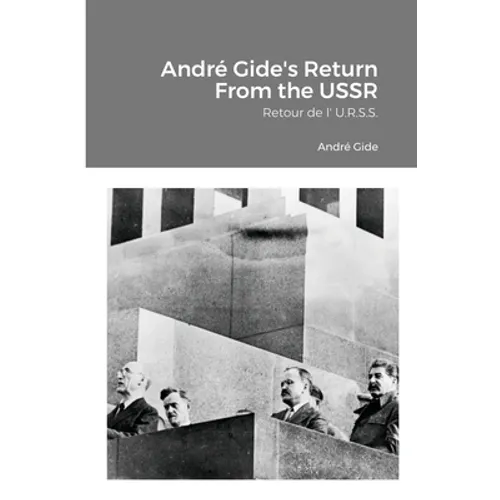 André Gide's Return From the USSR: Retour de l' U.R.S.S. - Paperback