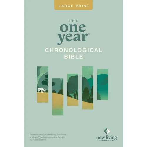 One Year Chronological Bible-NLT-Premium Slimline Large Print - Paperback
