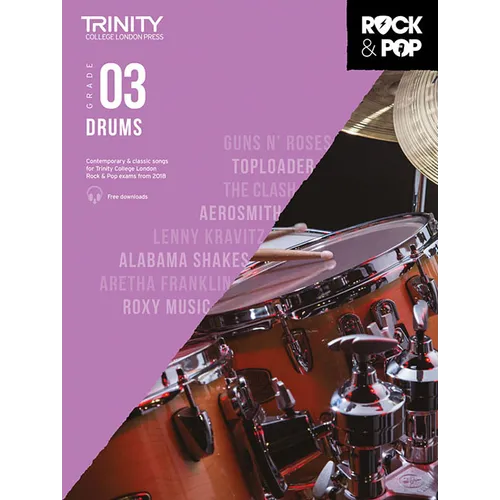Trinity Rock & Pop 2018 Drums: Grade 3 - Paperback