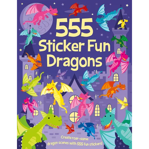 555 Sticker Fun - Dragons - Paperback