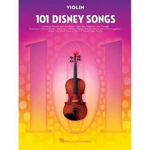 101 Disney Songs for Violin - Paperback
